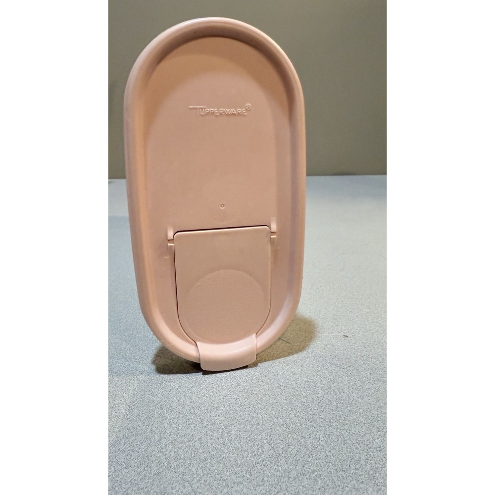 Tupperware Modular Mates 12¼ Cup 2.9L Oval Container Pink Pour Spout Lid - Picture 4 of 8